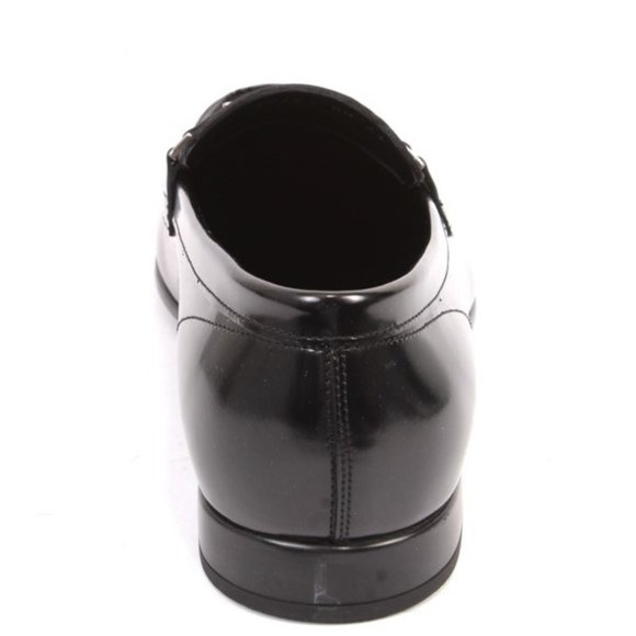 ROBERTO SERPENTINI 27452a Black Leather Classic Dress Shoes